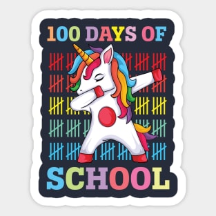 100 Days of School - Fantastic Unicorn Student Sticker